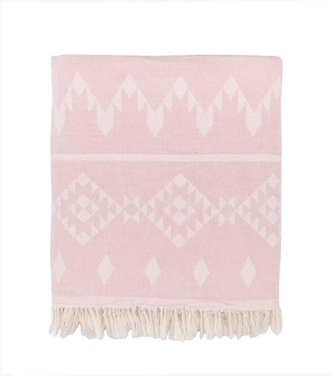 KILIM FLEECE LINED THROW