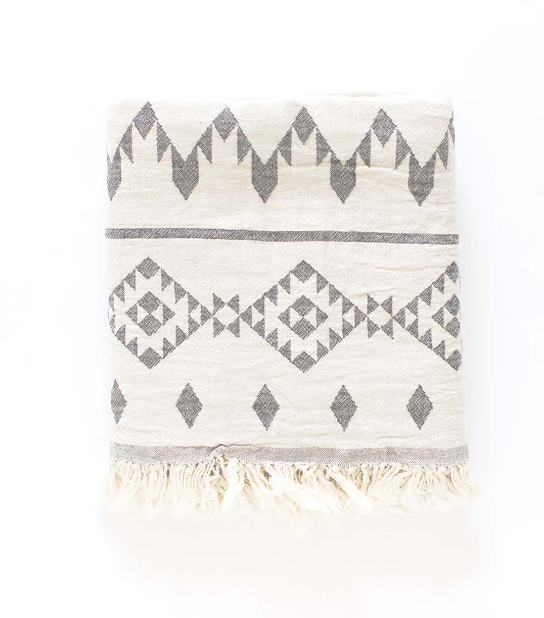 KILIM FLEECE LINED THROW