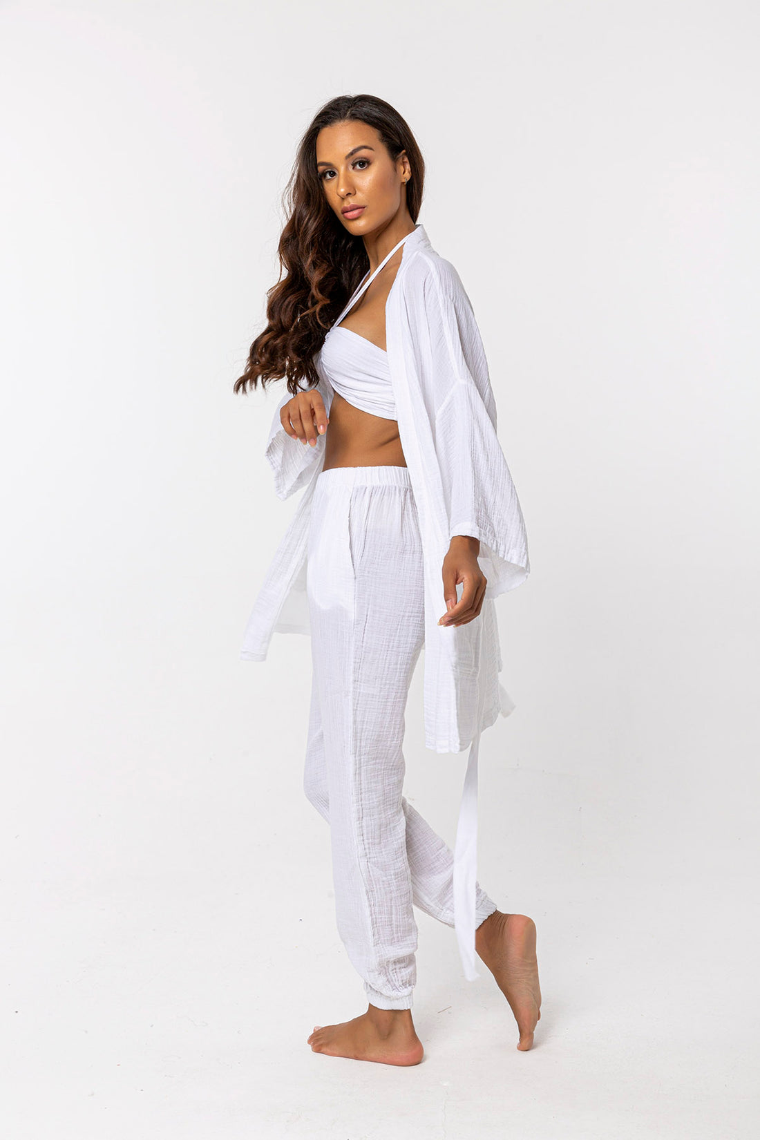 LADIES KIMONO LOUNGE SET