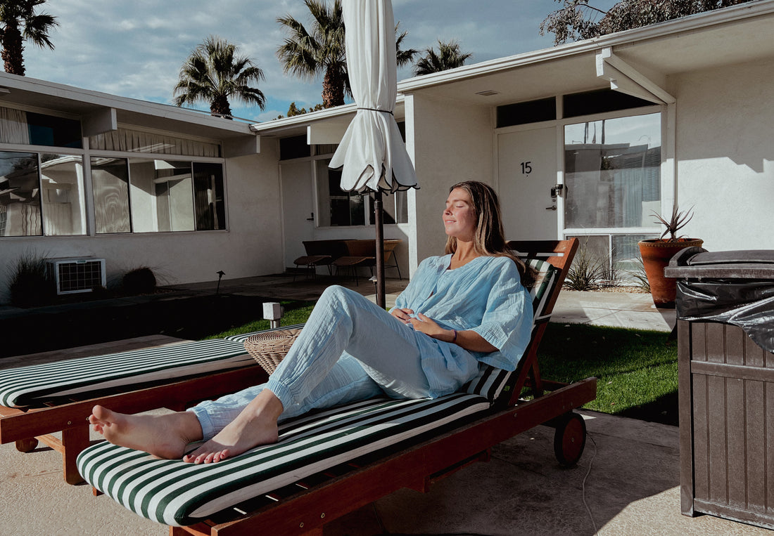 LADIES KIMONO LOUNGE SET