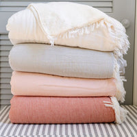 Solid Fleece Throw