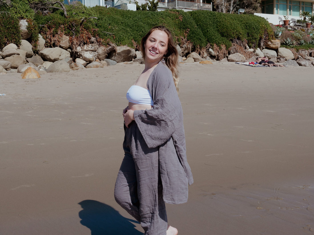 LADIES KIMONO LOUNGE SET