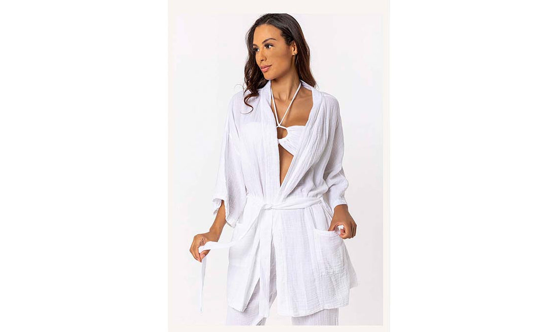 LADIES KIMONO LOUNGE SET