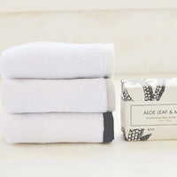 PIPED TERRY WASHCLOTH