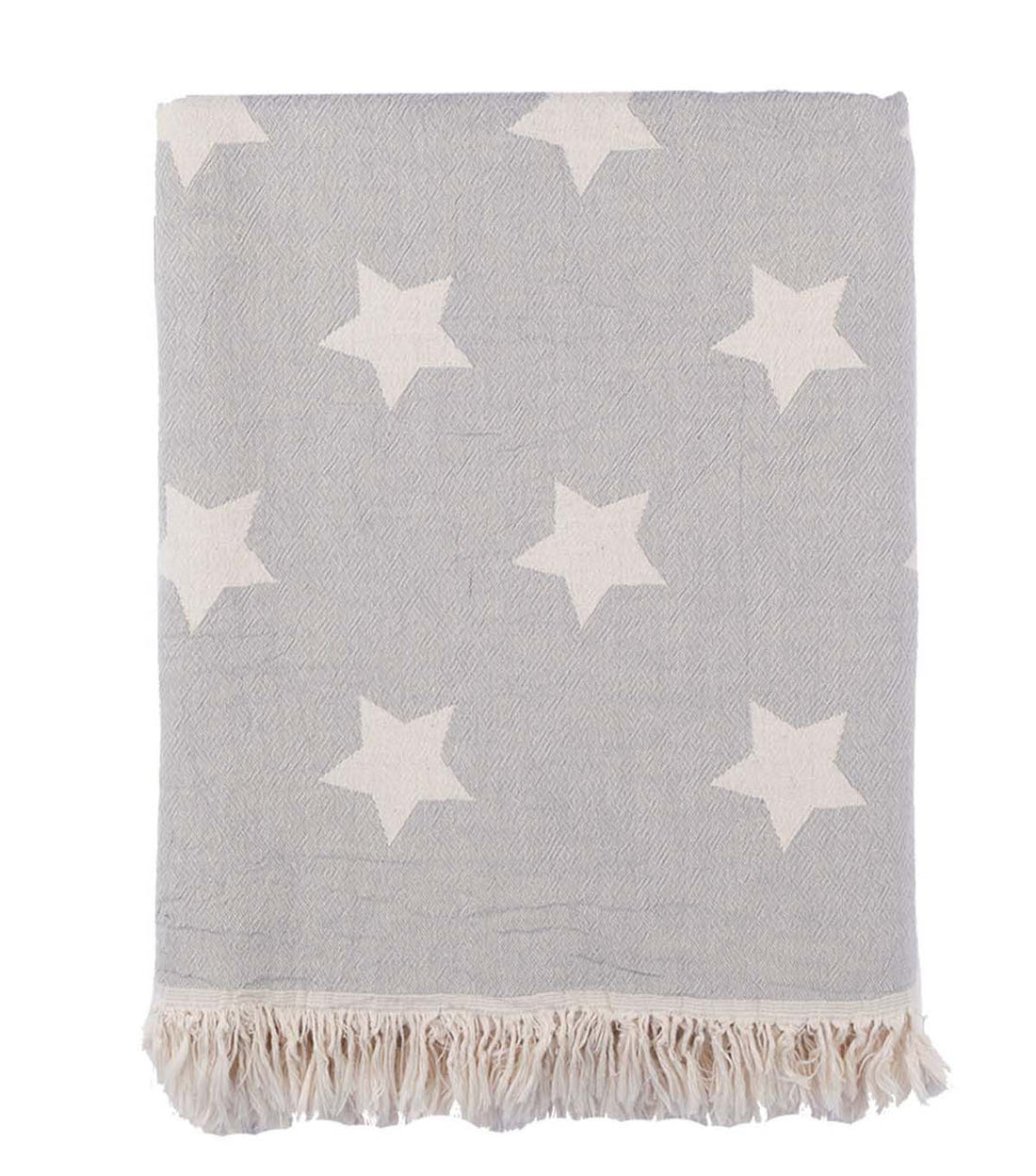 STAR FLEECE LINED THROW