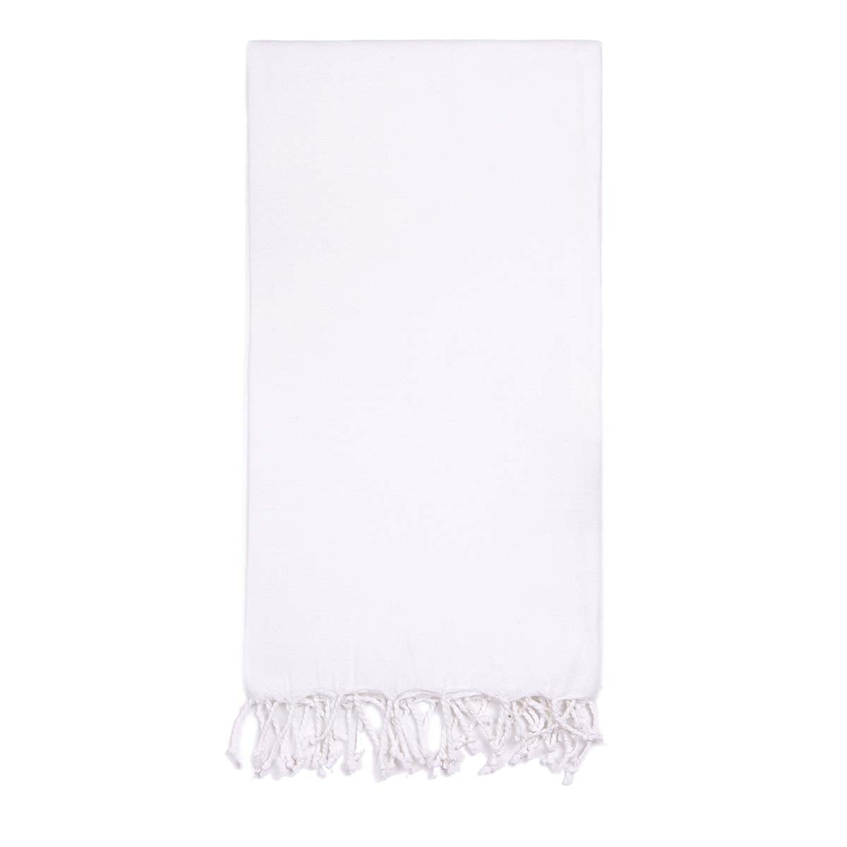 Turkish T Turkish Beach Towel - White