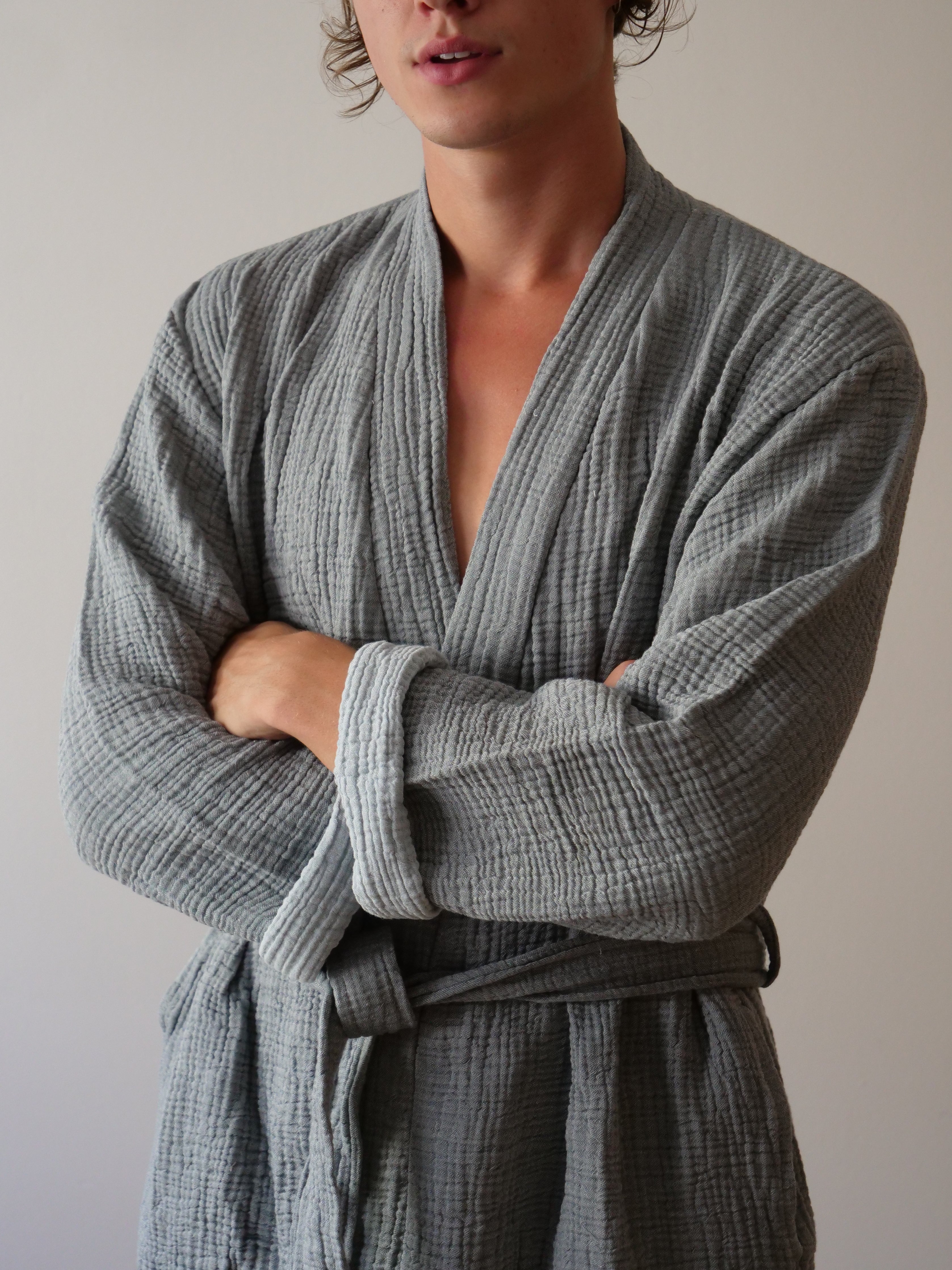 UNISEX STONEWASHED BATHROBE – Turkish T