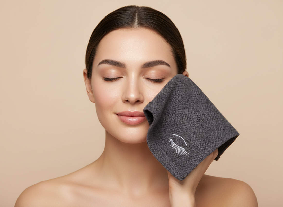 OTTOMAN WINK EMBROIDERY WASHCLOTH