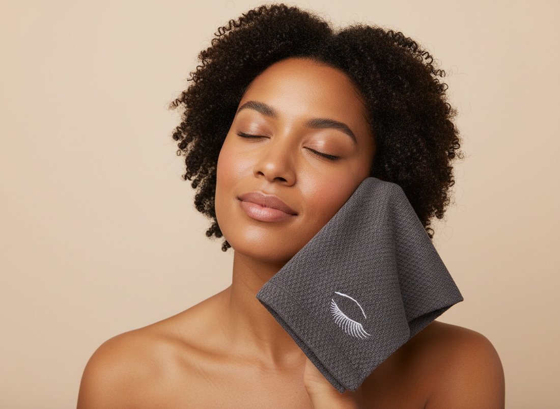 OTTOMAN WINK EMBROIDERY WASHCLOTH