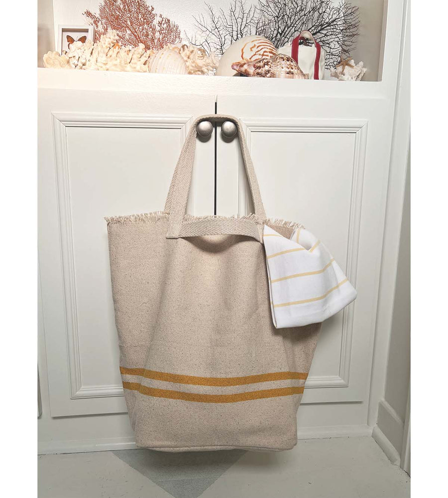 Natural Beach Bag + NEW+