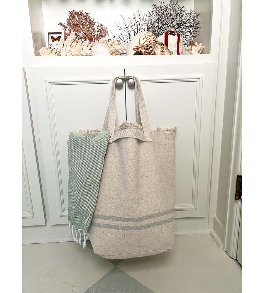 Natural Beach Bag + NEW+