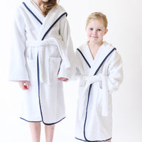 PIPED TERRY CHILD'S BATHROBE