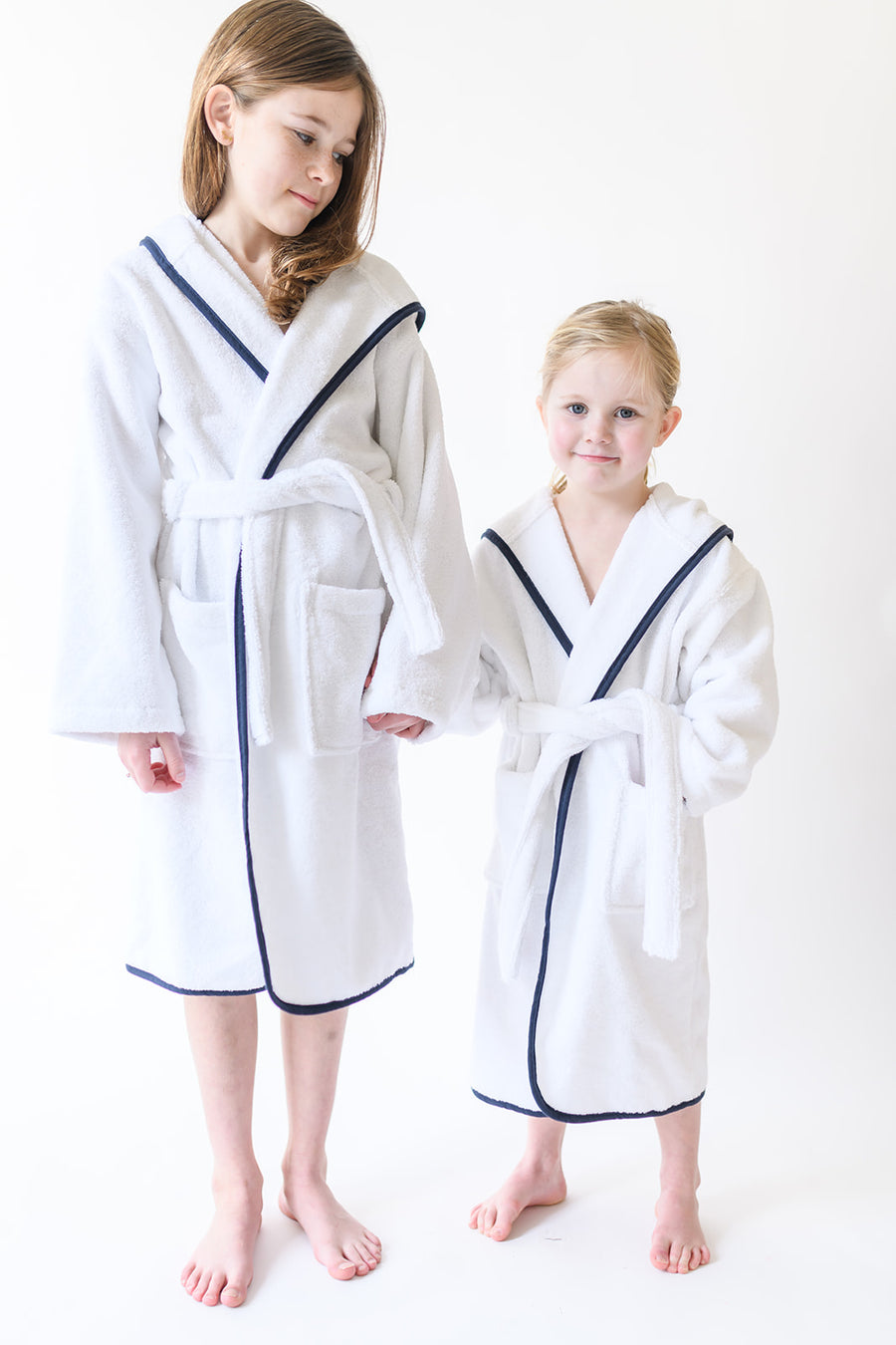 PIPED TERRY CHILD'S BATHROBE