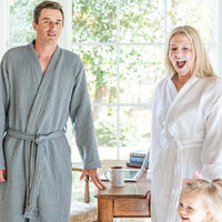 UNISEX STONEWASHED BATHROBE