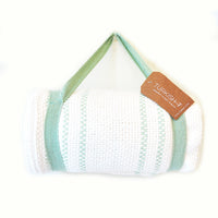 BEACH MAT THROW WITH COTTON HARNESS