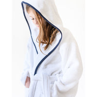 PIPED TERRY CHILD'S BATHROBE