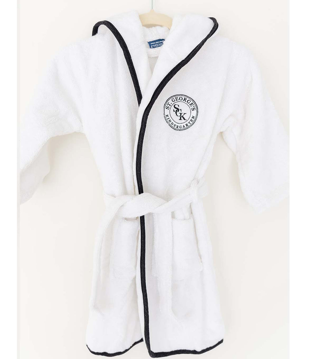 PIPED TERRY CHILD'S BATHROBE