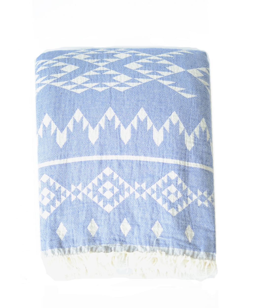 KILIM FLEECE LINED THROW