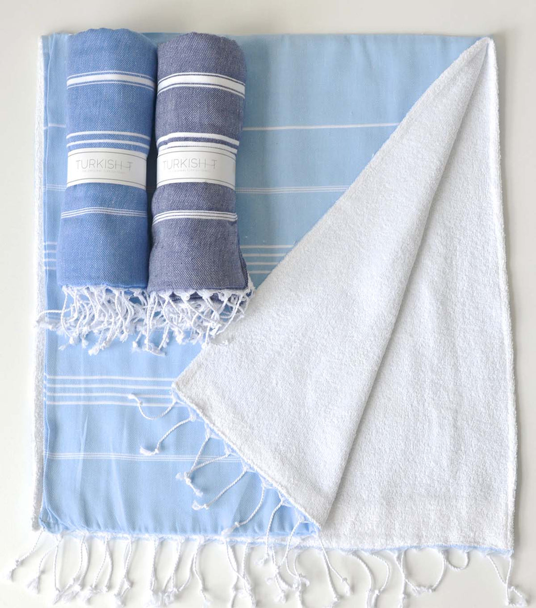 Turkish T Turkish Beach Towel - White