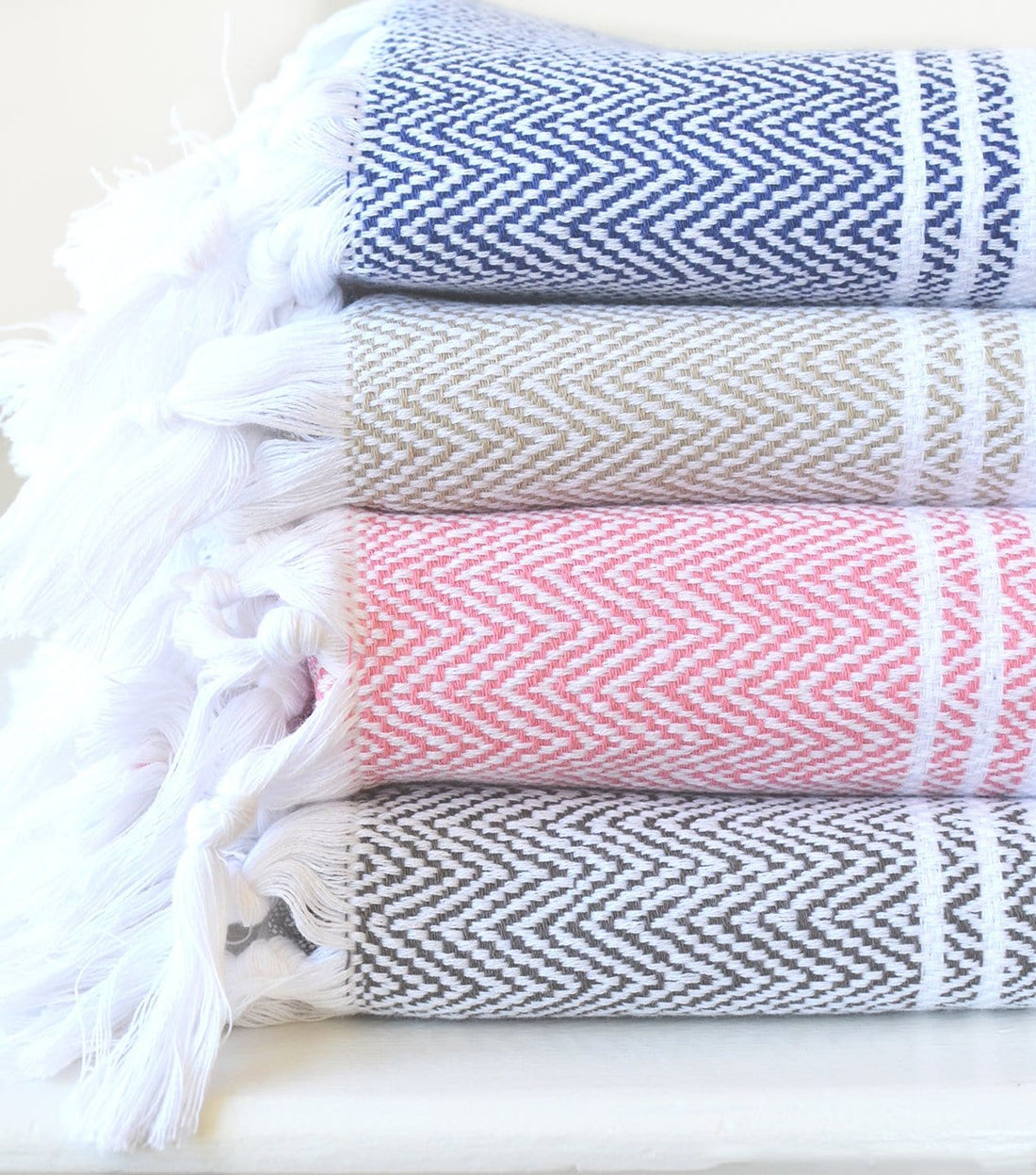 Herringbone Turkish Towel, Peshtemal Beach Towel