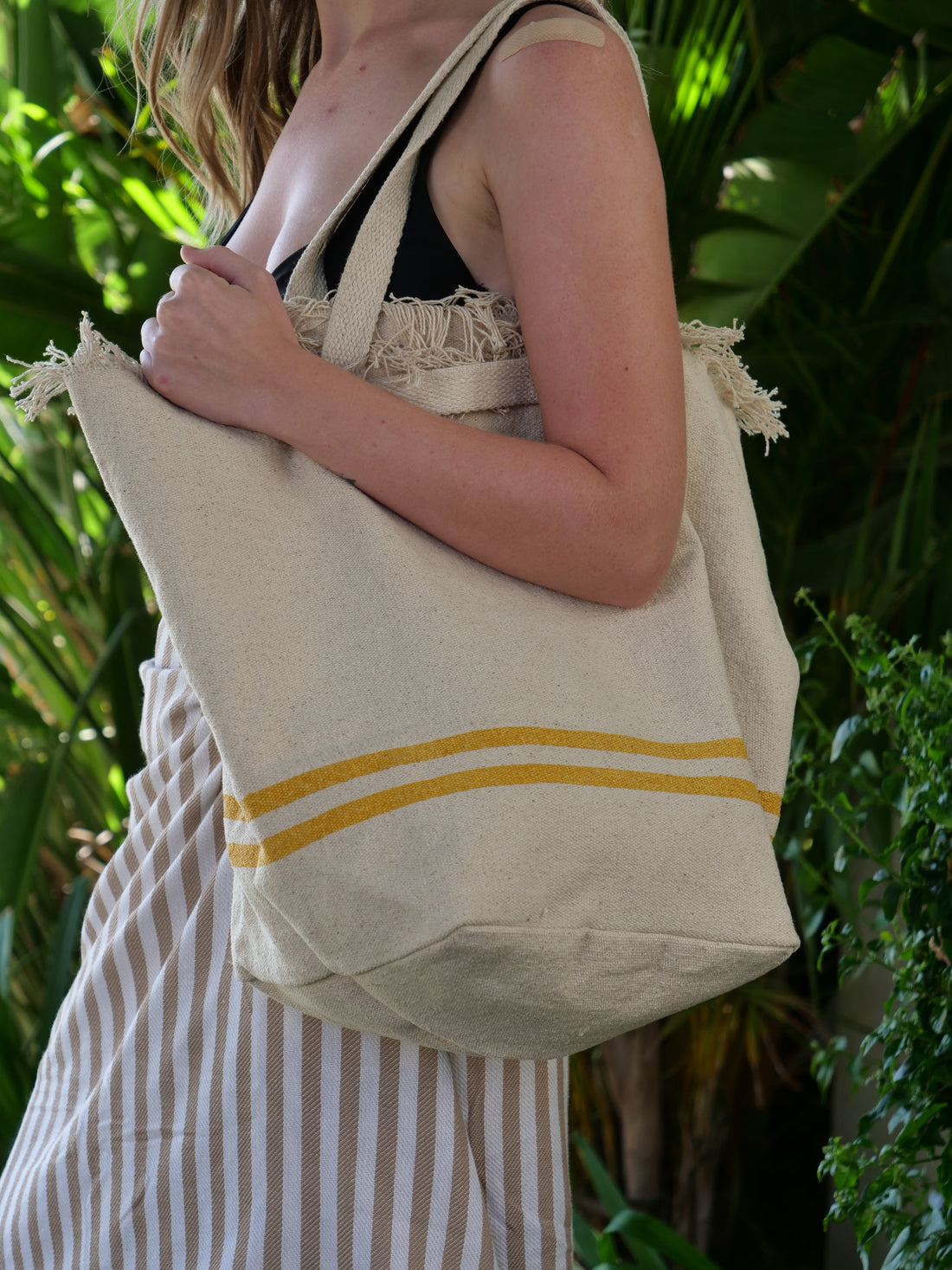 Natural Beach Bag + NEW+