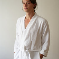 UNISEX WAFFLE BATHROBE