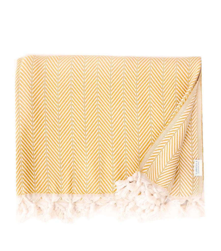 HERRINGBONE WEAVE BLANKET